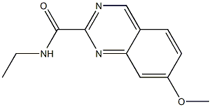 N-Ethyl-7-methoxyquinazoline-2-carboxamide Struktur