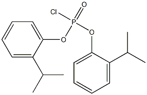 Chlorophosphonic acid=bis(o-cumenyl) ester Struktur