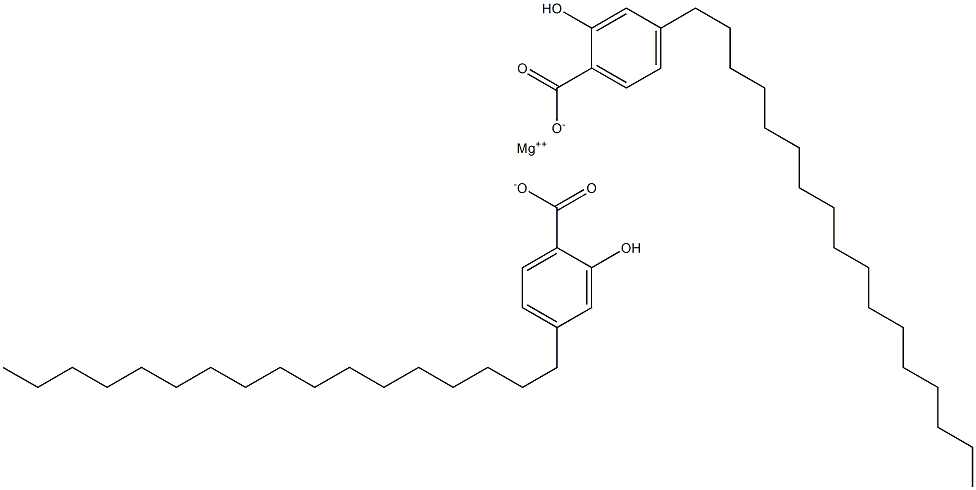 Bis(4-heptadecylsalicylic acid)magnesium salt Struktur