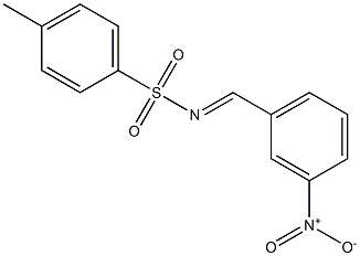 N-Tosyl-3-nitrobenzenemethanimine Struktur