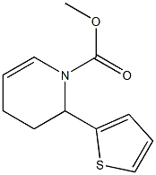 2-(2-Thienyl)-1,2,3,4-tetrahydropyridine-1-carboxylic acid methyl ester Struktur