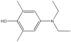 2,6-Dimethyl-4-(N,N-diethylamino)phenol Struktur