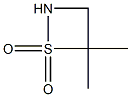 4,4-Dimethyl-1,2-thiazetidine 1,1-dioxide Struktur