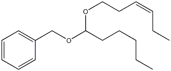 Hexanal benzyl[(Z)-3-hexenyl]acetal Struktur