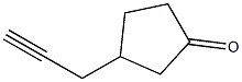 3-(2-Propynyl)cyclopentanone Struktur