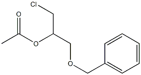 2-Benzyloxy-1-chloromethylethanol acetate Struktur