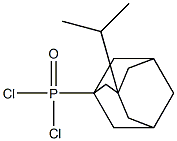 (3-Isopropyl-1-adamantyl)dichlorophosphine oxide Struktur