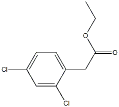 2,4-Dichlorobenzeneacetic acid ethyl ester Struktur