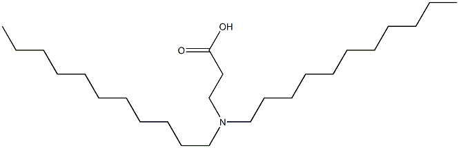 3-(Diundecylamino)propanoic acid Struktur