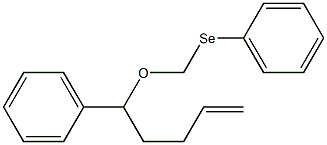 5-[(Phenylseleno)methoxy]-5-phenyl-1-pentene Struktur