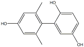 2',6'-Dimethyl-1,1'-biphenyl-2,4',5-triol Struktur