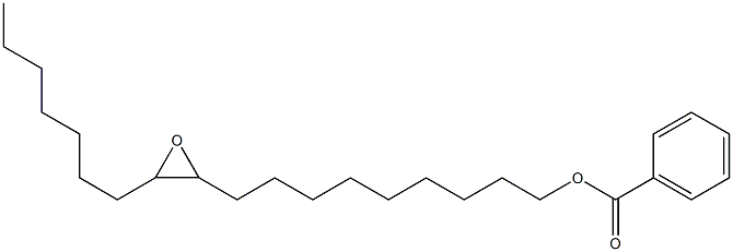 Benzoic acid 10,11-epoxyoctadecan-1-yl ester Struktur