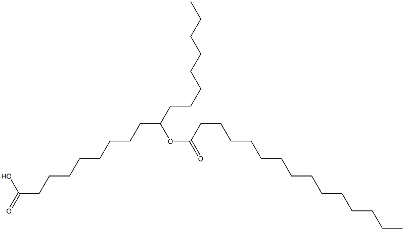 10-Pentadecanoyloxystearic acid Struktur