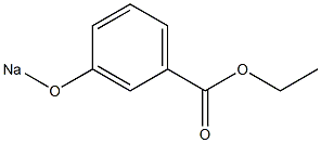 3-(Sodiooxy)benzoic acid ethyl ester Struktur