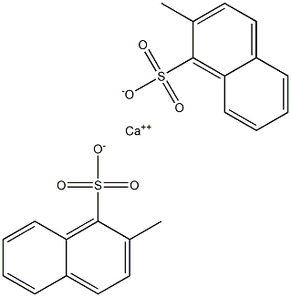 Bis(2-methyl-1-naphthalenesulfonic acid)calcium salt Struktur