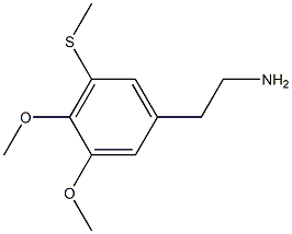 3,4-Dimethoxy-5-methylthiophenethylamine Struktur