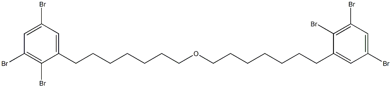 2,3,5-Tribromophenylheptyl ether Struktur