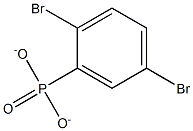 2,5-Dibromophenylphosphonate Struktur