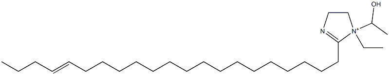 1-Ethyl-2-(17-henicosenyl)-1-(1-hydroxyethyl)-2-imidazoline-1-ium Struktur