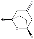 (1S,5R)-8-Oxabicyclo[3.2.1]octane-3-one Struktur