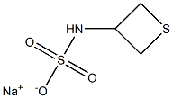 Thietane-3-ylsulfamic acid sodium salt Struktur