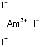 Americium(III) triiodide Struktur