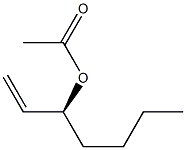 [S,(-)]-1-Heptene-3-ol acetate Struktur