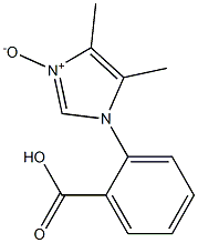 2-[(4,5-Dimethyl-1H-imidazole 3-oxide)-1-yl]benzoic acid Struktur