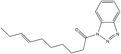 1-(7-Decenoyl)-1H-benzotriazole Struktur