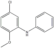 5-Chloro-2-methoxy-N-phenylaniline Struktur