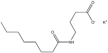 4-Capryloylaminobutyric acid potassium salt Struktur