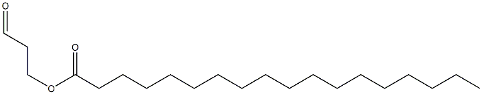 Stearic acid 3-oxopropyl ester Struktur