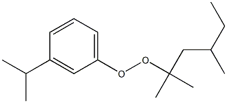 3-Isopropylphenyl 1,1,3-trimethylpentyl peroxide Struktur