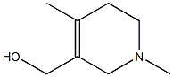 1,2,5,6-Tetrahydro-1,4-dimethyl-3-pyridinemethanol Struktur