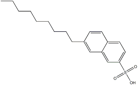 7-Nonyl-2-naphthalenesulfonic acid Struktur