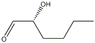 (2R)-2-Hydroxyhexanal Struktur