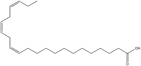 (13Z,16Z,19Z)-13,16,19-Docosatrienoic acid Struktur