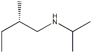 [S,(+)]-N-Isopropyl-2-methyl-1-butanamine Struktur