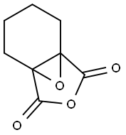 Epoxyhexahydrophthalic acid anhydride Struktur