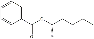 [S,(+)]-2-Hexanol benzoate Struktur