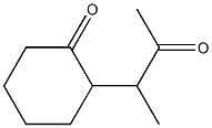 2-(2-Oxobutan-3-yl)cyclohexan-1-one Struktur