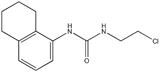 1-(5-Tetralinyl)-3-(2-chloroethyl)urea Struktur