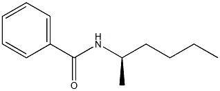 (-)-N-[(R)-1-Methylpentyl]benzamide Struktur