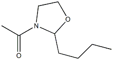 3-Acetyl-2-butyloxazolidine Struktur