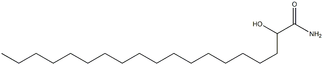 2-Hydroxynonadecanamide Struktur