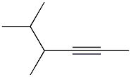 4,5-Dimethyl-2-hexyne Struktur