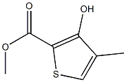 3-Hydroxy-4-methylthiophene-2-carboxylic acid methyl ester Struktur