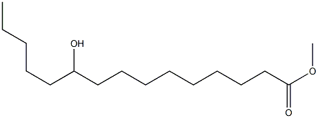 10-Hydroxypentadecanoic acid methyl ester Struktur