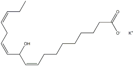 11-Hydroxylinoleic acid potassium salt Struktur