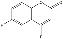 4,6-Difluorocoumarin Struktur